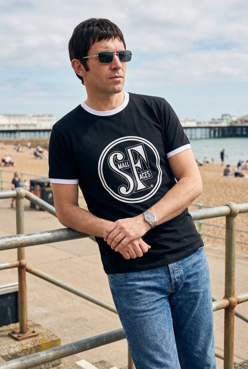 Small Faces "Ringer" T-shirt with 60s logo