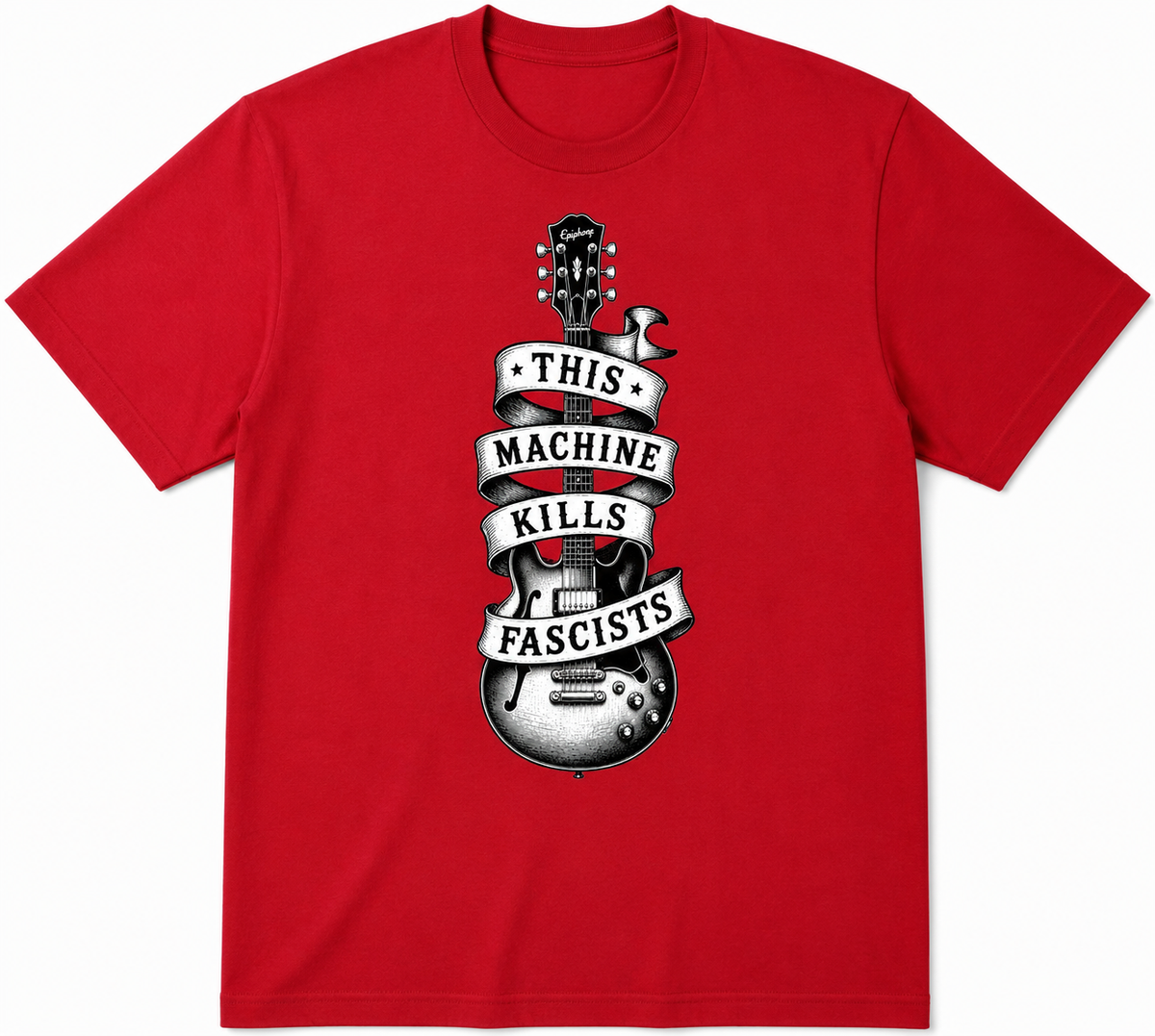 335  "This Machine Kills Fascists" T-shirt