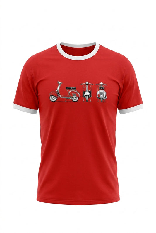 Vespa GS Scooter "Ringer" T-shirt