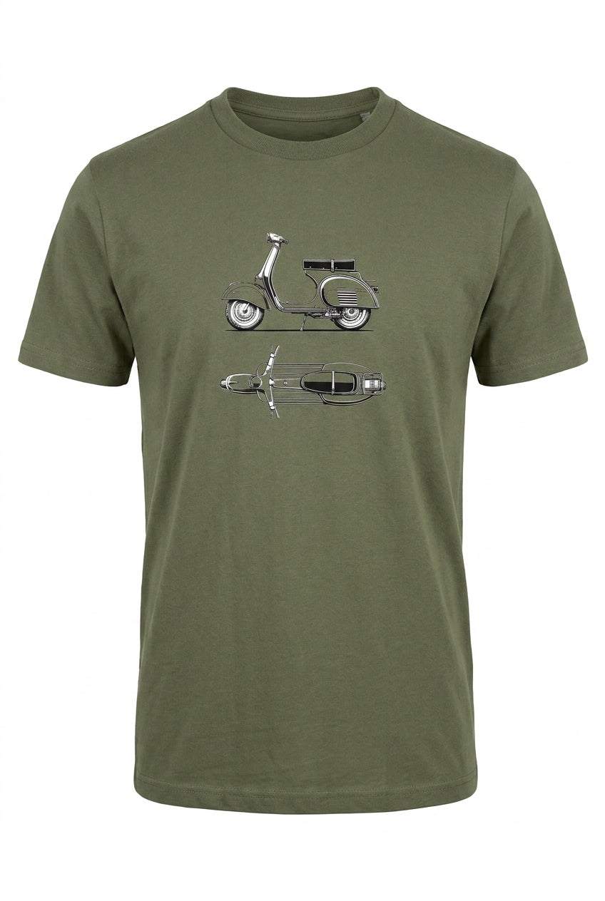 Vespa GS Scooter T-shirt