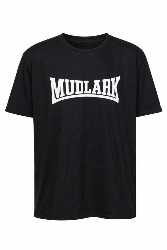 White "Mudlark" logo