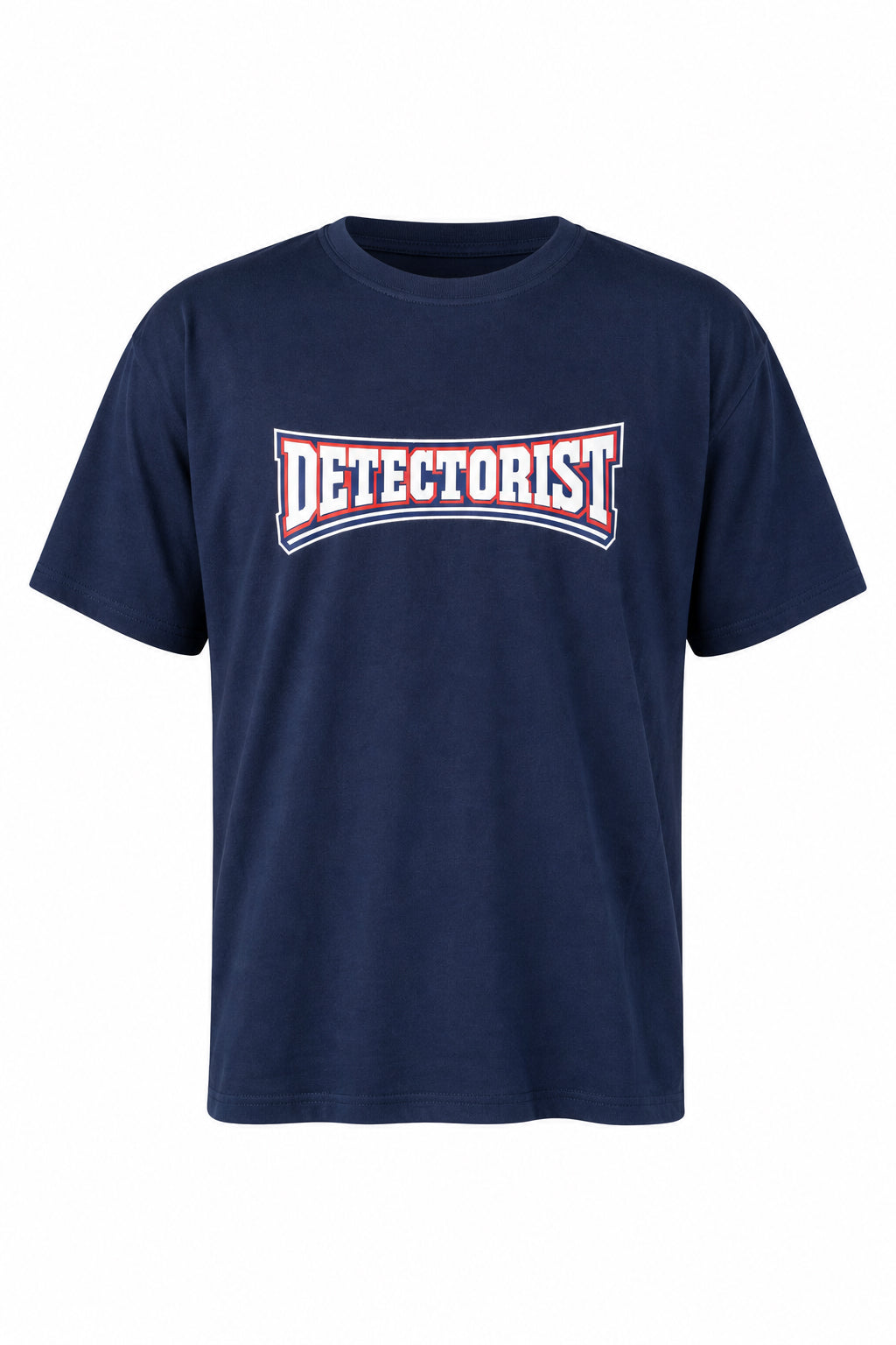 "Detectorist" Red, White & Blue Logo
