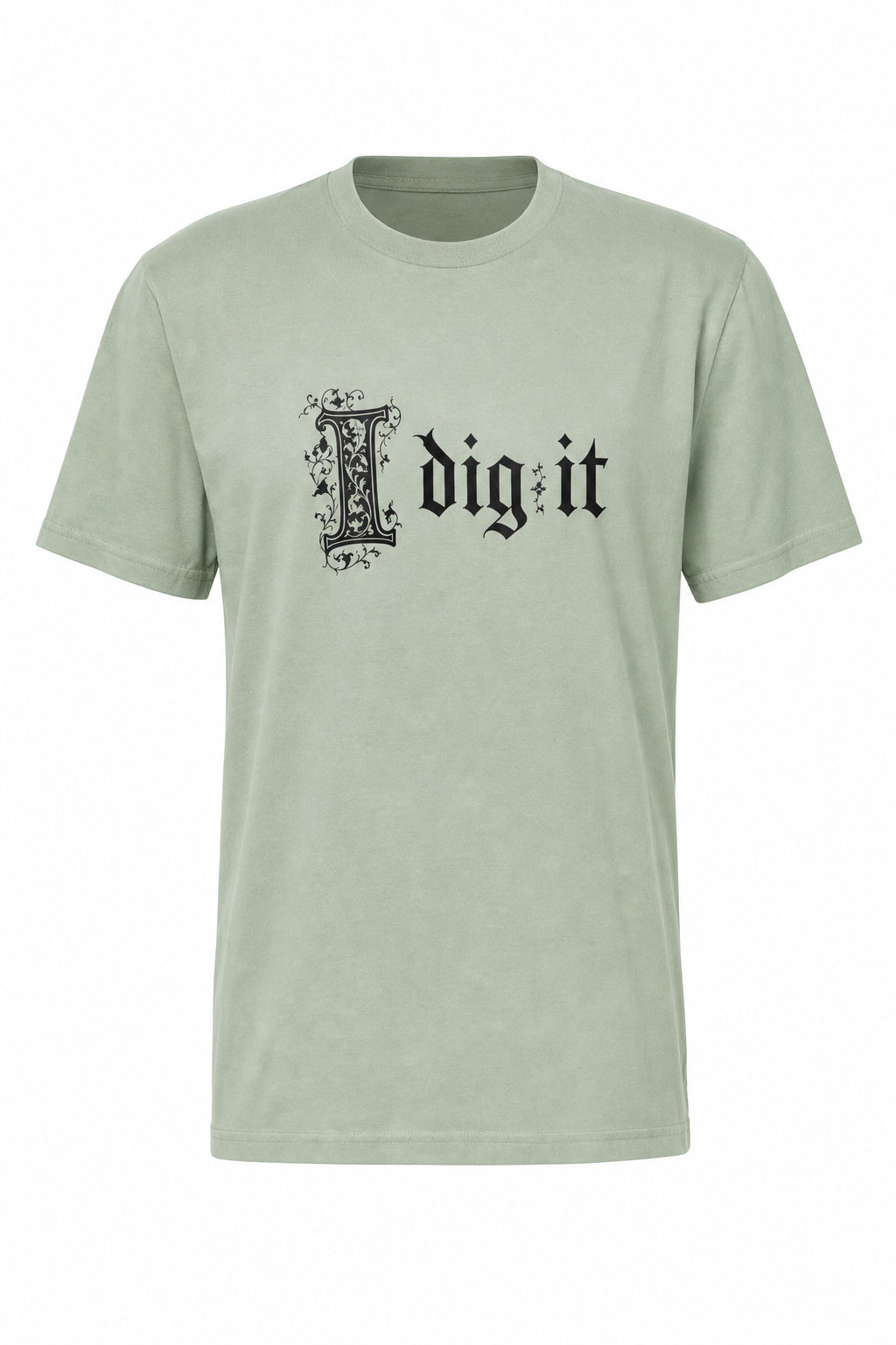 "I Dig It" Black MEDIEVAL Logo
