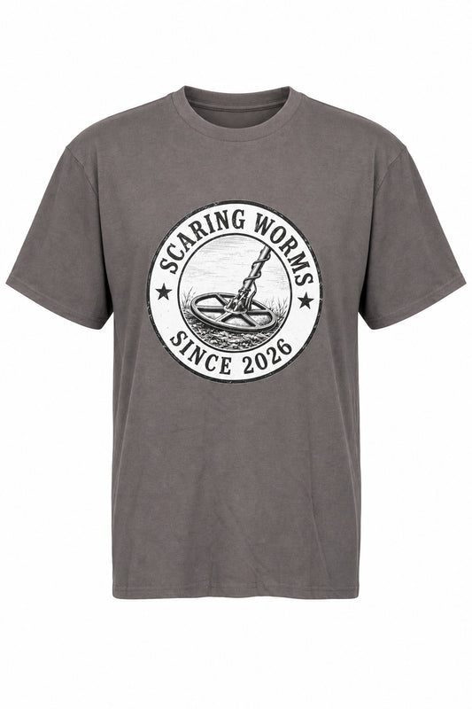 "Scaring Worms Since 2026" t-shirt