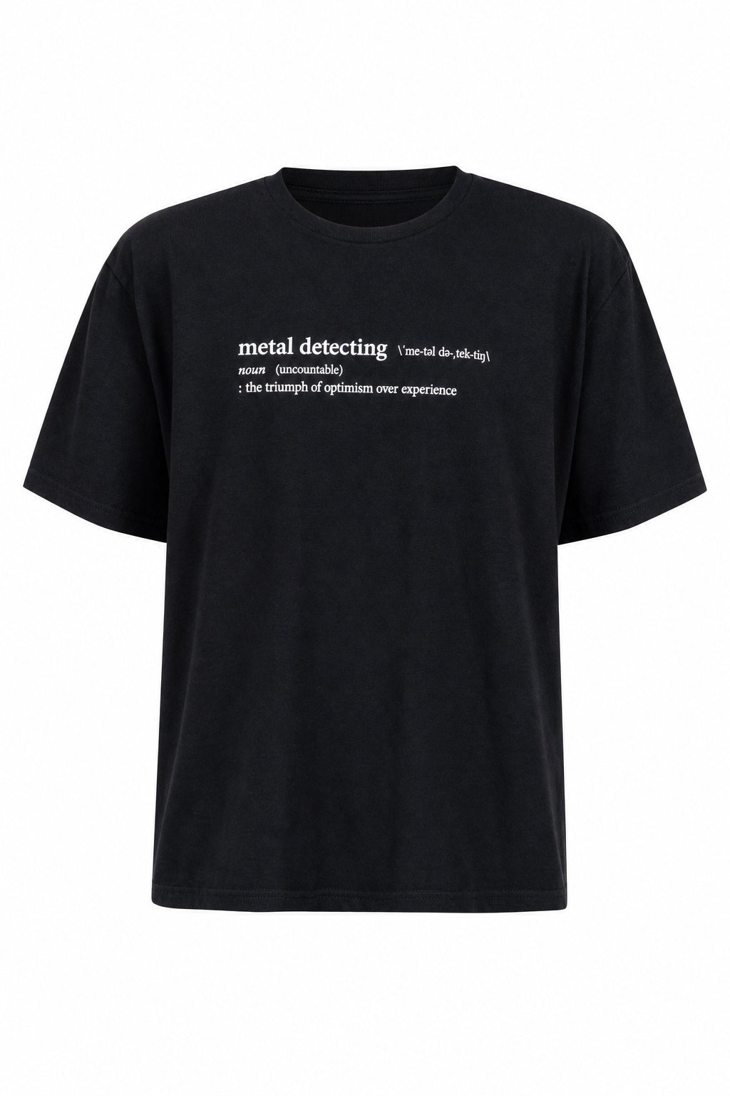 Metal Detecting: Definition (White Lettering)