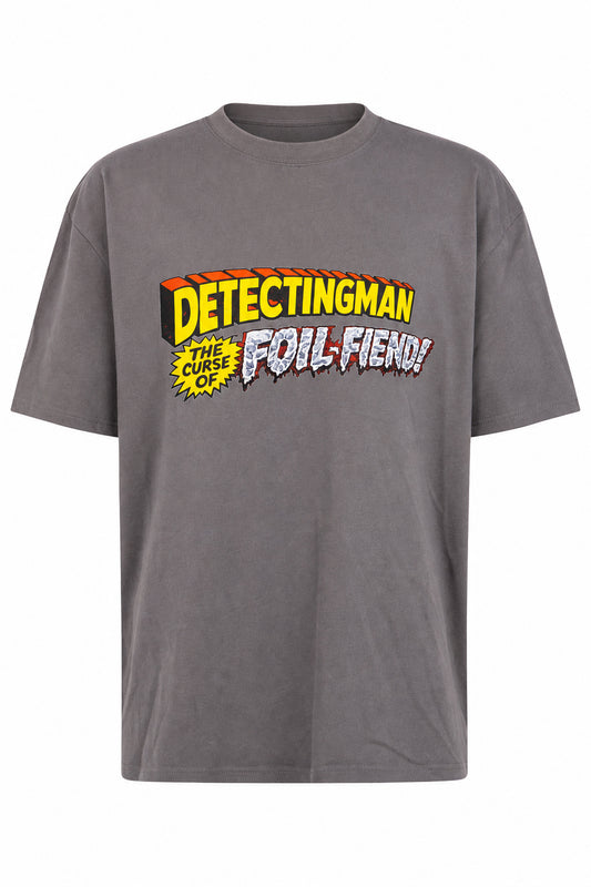 "Detectingman Vs The Foil Fiend" Superhero Logo