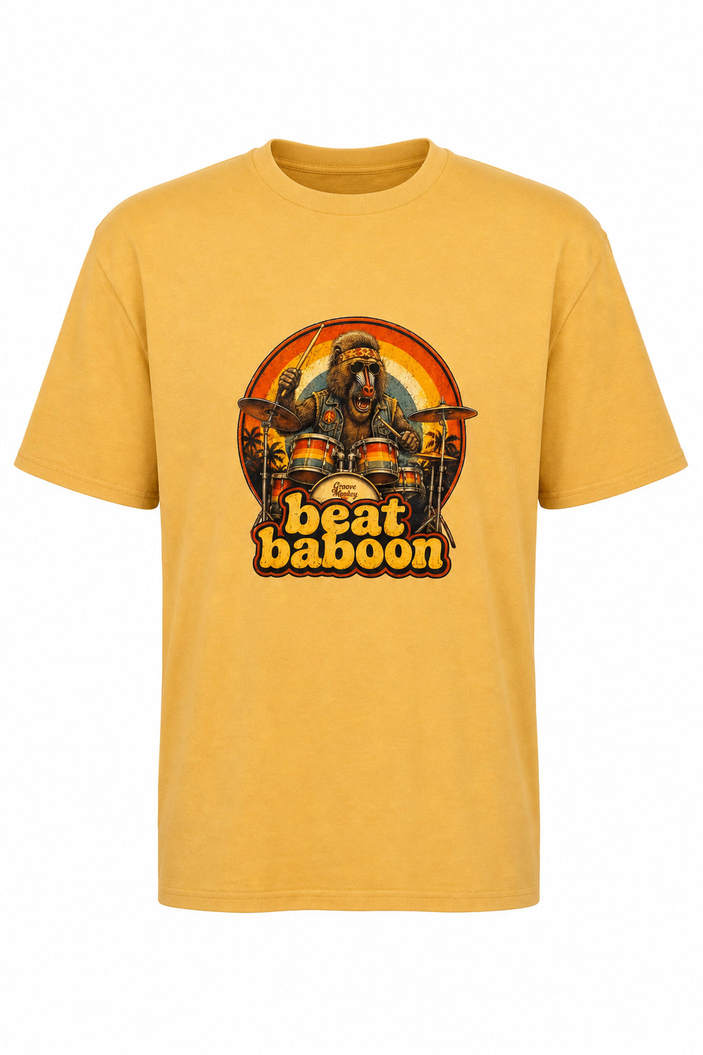 Retro "Beat Baboon" Drummer