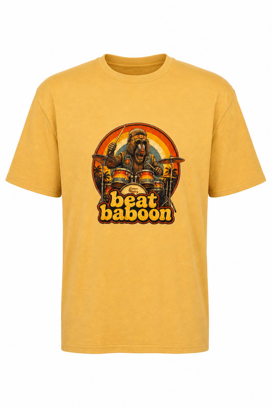 Retro "Beat Baboon" Drummer