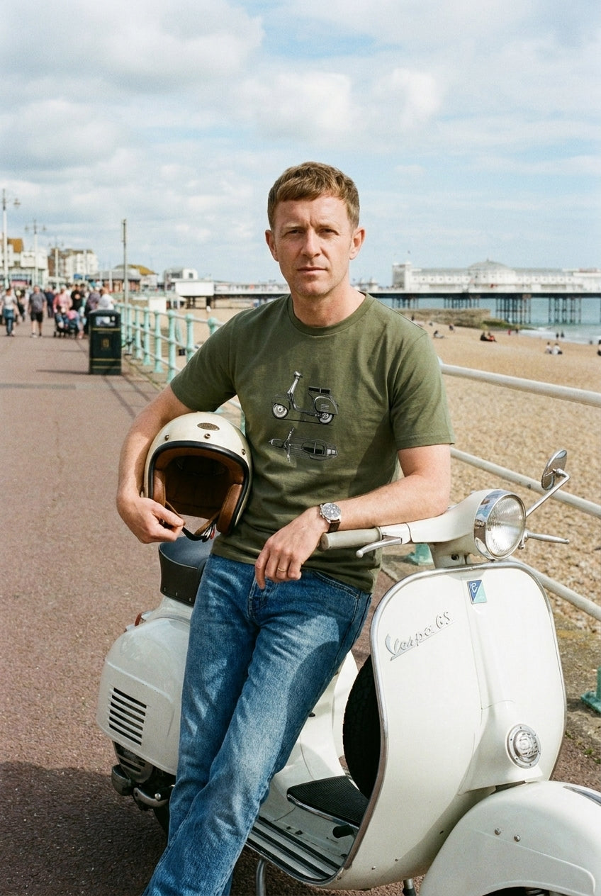 Vespa GS Scooter T-shirt